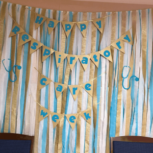 Respiratory Care Week decorations